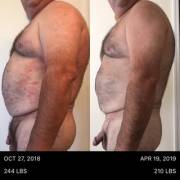 M 52 5'9 210 - Down 34 pounds on the way to 180