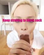 Rub your useless clitty