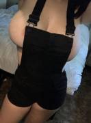 Boobs + Overalls = 