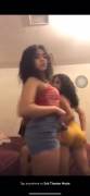 Friends twerking