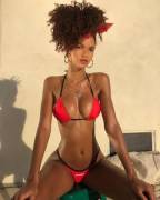 brazilian in a bikini