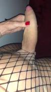 Fabiola Voguel fat dick in fishnets