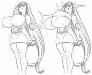 Final Fantasy VII: Tifa's Victory Pose by Graph