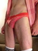 Just a soft layer of thin fabric between you and Heaven. <3