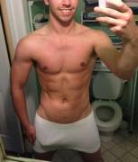 When it starts wrapping around your leg when it's soft..