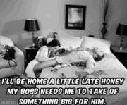 She knows her husband will be too busy watching the game to care