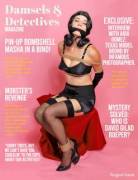 A very cheesy detective magazine cover I made last month.