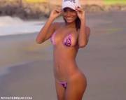 Cecilia Carrillo ~ Micro-Bikini [gif]
