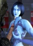 Cortana after a titjob (AncillaSFM) [Halo]