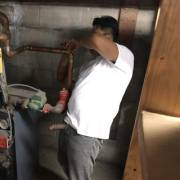 fixing a pipeline from one of my customers house