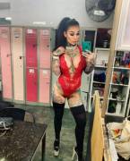 Seeing red backstage