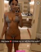 All dressed up... for him