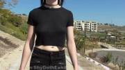 All black in public, do you like? (www.patreon.com/ShyGothExhib)