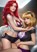 Mary Jane & Gwen (NeoArtCore) [Spider-Man]