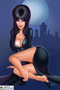 Cassandra Peterson as Elvira ... by Rzhevskii