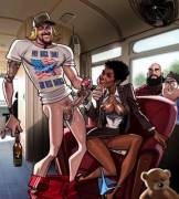 Halle Berry likes the white meat.