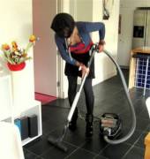 Mistress feels forced labour makes a better sissy.