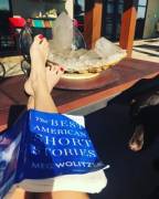 A Waitress and her feet