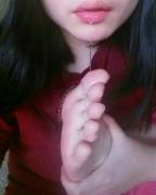 My toes are so tasty...I can't help but drool 