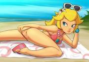 Peach on the Beach (Throat) [Super Mario Bros.]