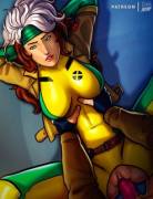 Rogue getting fucked (pumpkinsinclair/PumpS) [X-Men, Marvel]