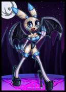 Minun as Rouge the Bat [Pokemon x Sonic] (Warlocke)