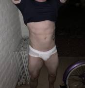 My boyfriend enjoying the cool weather