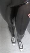 Latex Leggings & Chucks