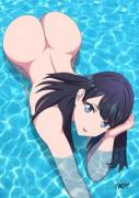 Rikka in the water [SSSS.Gridman]