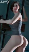 Jill going to bed (Lewy) [Resident Evil]