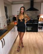 Quite like the cupboard door handles, not sure about the tiles