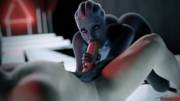 Liara devouring a huge cock [Rigid3D]