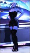 Liara in a jet black dress [Foab30]