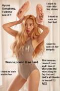 r/kpopfap's dirtiest fantasies about Hyuna