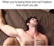 Man, I'm really full