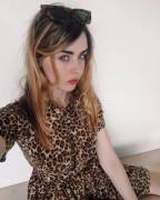 leopard print dress