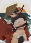 Matoi-Ryuuko-Kill-la-Kill, art by Korol