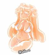 White bikini is looking good