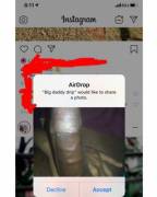 So I’m sitting on the train when all of a sudden I received an airdrop 