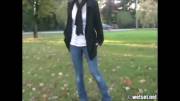 Wetting her jeans at the park