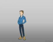 Trichromacy in the Rain [ M Human -> F Antro Bird Lizard Hybrid ] by Blunkinator