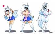 Ling Furry TF {F Fox Girl -> F Anthro Kitsune} from Super-Flint