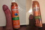 u/SplooieOnMyFace has a full Gillette can; mine is half. And I'm not talking about the contents...