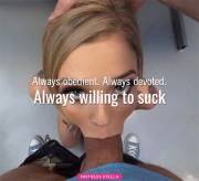 You want to be her. Sucking that big cock