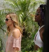 Candid white top and piercing