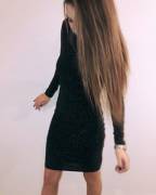LBD and long hair