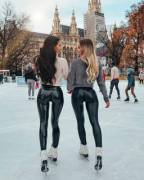 Ice skating