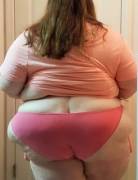 Small panties, big ass