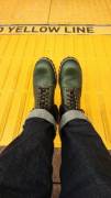 Thorogood Tomahawks in Loden Green CXL