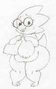 Stacked Alphys (team pervy)